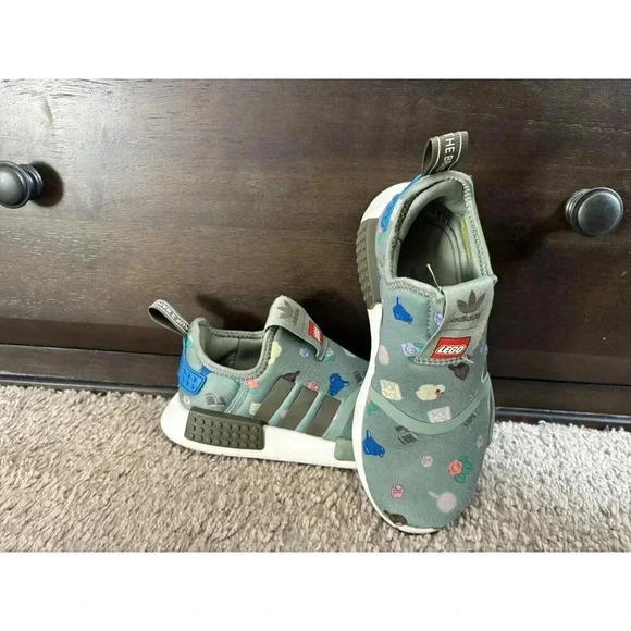adidas Other - Kids Adidas NMD 360 X Lego Shoes Silver Green Boys Girls Unisex Sneakers